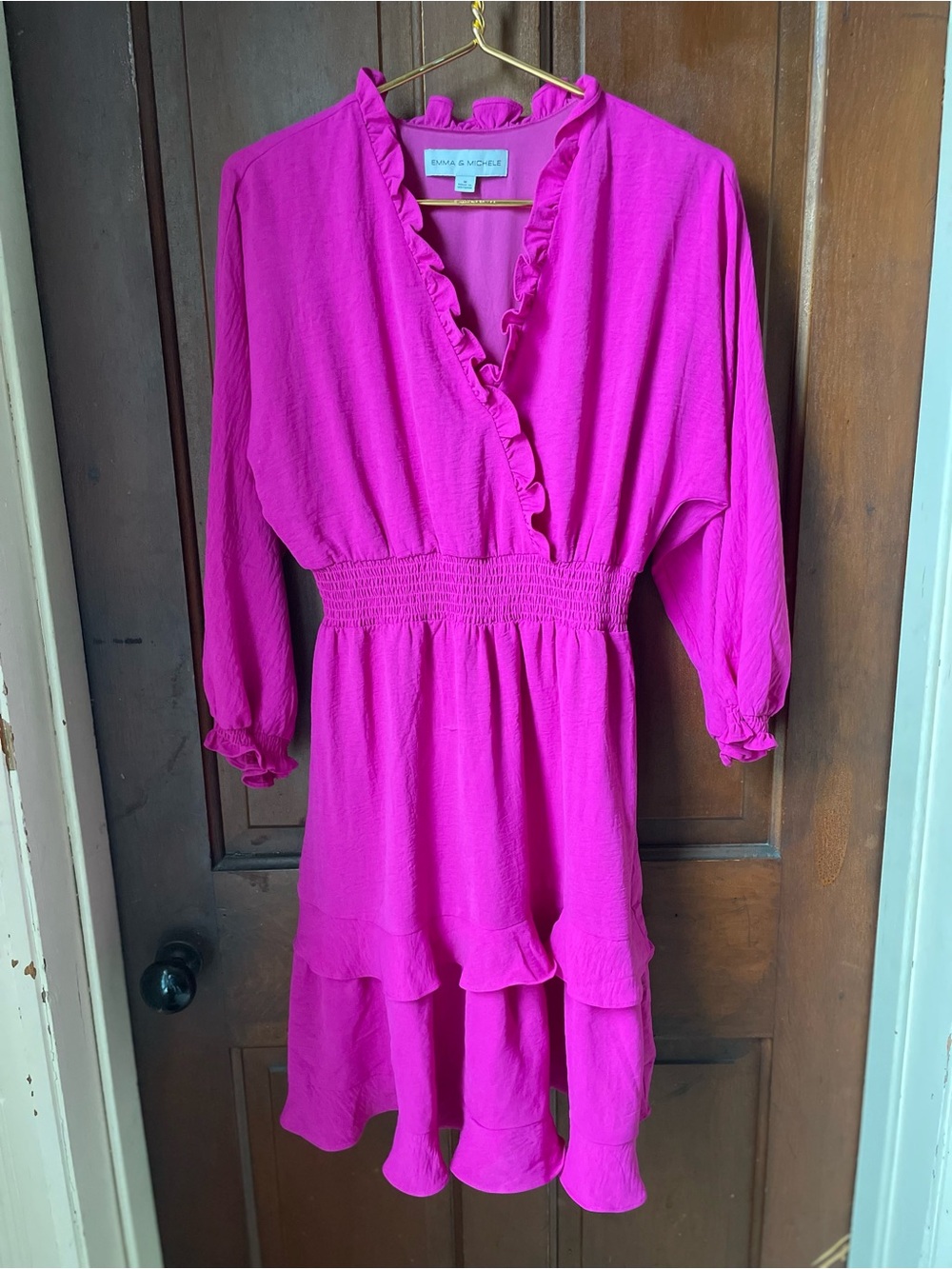 Emma & Michele women's medium pink dress